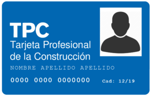 Formaci&oacute;nTarjeta profesional de la construcci&oacute;n tpc