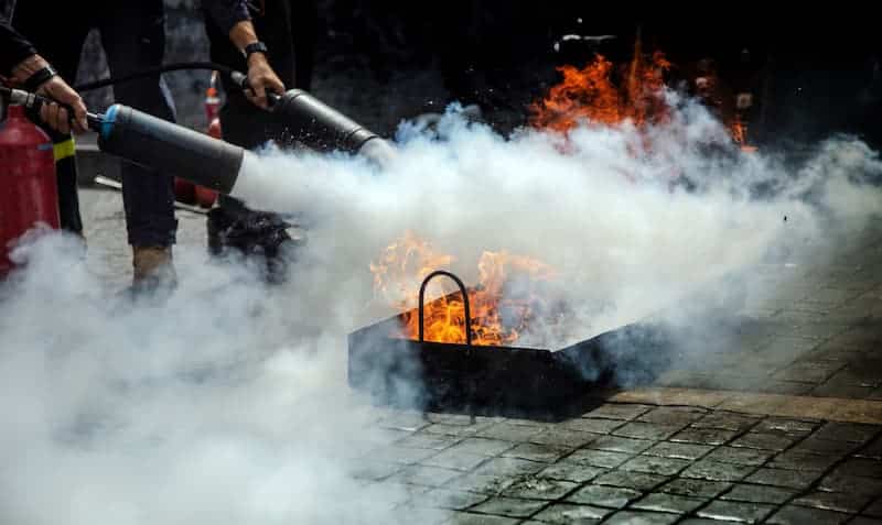 Curso de extinción de incendios